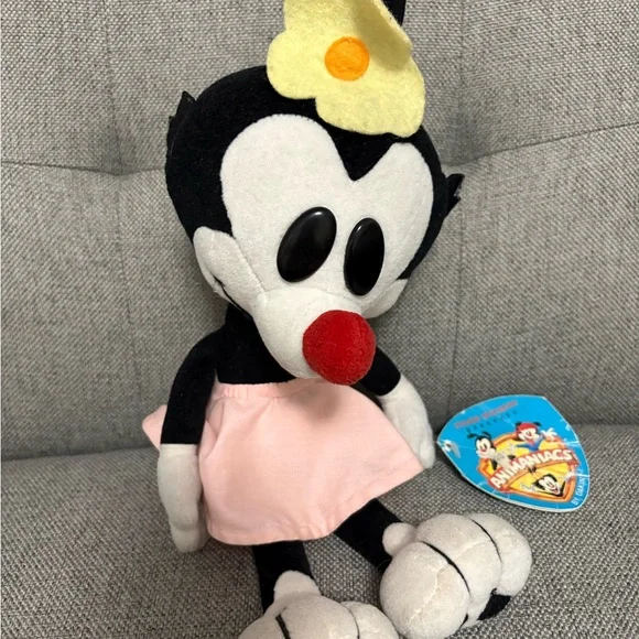 Vintage (1994) - DAKIN - Animaniacs - DOT WARNER - Warner Bros Plush - 90’s - Picture 7 of 7